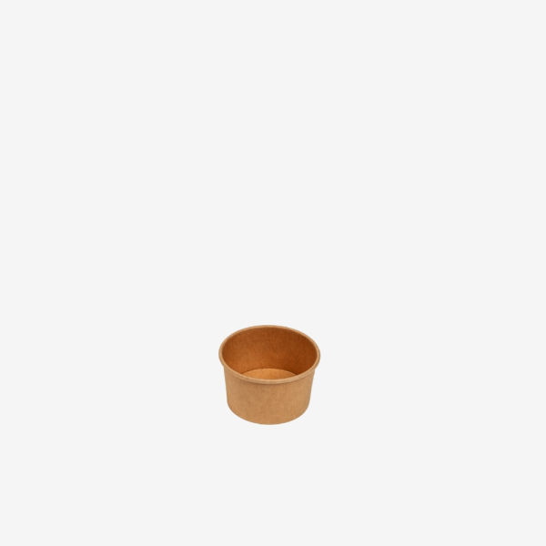 Kraft brown dressing cup